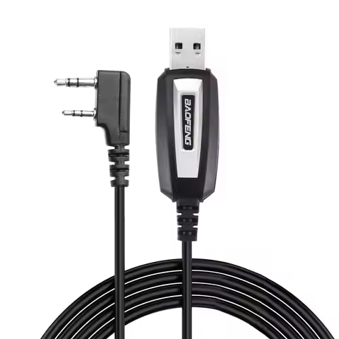 USB Programming Cable CH340 Chip Compatible With Driver CD for BaoFeng UV-5R BF-F8HP 5RM UV-21R GMRS