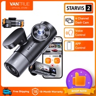 OFFICIAL Vantrue N5 4 Channel WiFi Dash Cam with STARVIS 2 IR Night Vision Front 2.7K+Front Cabin 1080P+Rear Cabin 1080P+Rear 1080P Dash Camera for Car