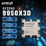 AMD Ryzen 9 9950X3D CPU Processor AM5 Socket 16 Cores 32 Threads 3D Rendering High-Performance Proce
