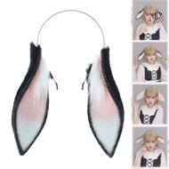 NEX Girls Handmade Furry Hare-Ear Furry Rabbit Party Costume Cute Cat Cosplay