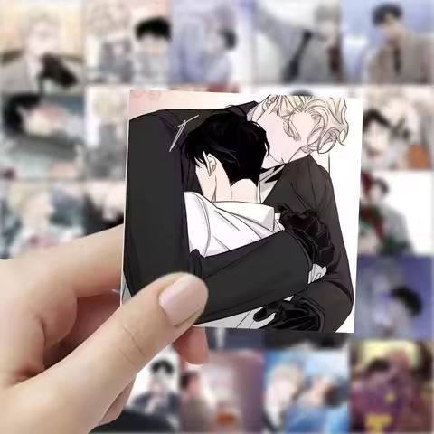 59Pcs/Set Korean Manga Decorative Sticker Lee Won, Caesar Characters DIY Laptop Suitcase Waterproof 