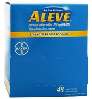 Aleve Individual Sealed 1 Caplet in a Packet (Box of 48 Packets)