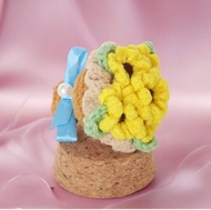 迷你鈎織小花束匙扣~~指尖綻放的春日浪漫