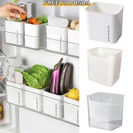 FREEYIO785BH Refrigerator Storage Box, Stackable Multifunctional Fridge Organizer Rack,  Space-savin