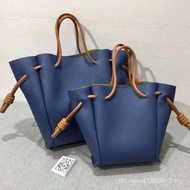 Loewe Blue Flamenco knot tote bag Series knot Portable Shoulder Shopping bag Bucket bag LHT400121618