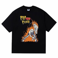 Vintage Pop Punk T-shirt Black Short Sleeve T-shirt Another.space