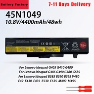 75+ 45N1049 10.8V 48WH For Lenovo Ideapad laptop battery G400 Y480 Z480 ThinkPad E430 E435 E530 E535