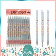 (ยกแพ็ค 12 ด้าม) ปากกาลูกลื่น Lamoon Mutelu Tarot สายมูต้องมี หมึกน้ำเงิน แบบกด ขนาดหัว 0.38 มม. และ