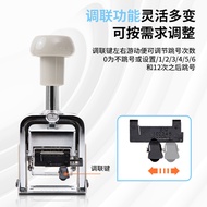 Deli Automatic Numbering Machine 6-Digit Bank Financial Multi-Digit Coding 8-Digit Number Date Codin