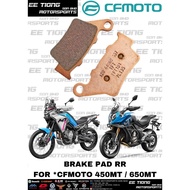BRAKE PAD RR *A000-0801D0 FOR CFMOTO 450MT / 650MT ORIGINAL MFORCE SPAREPARTS OFFER PROMOSI CLEAR ST