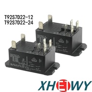 1PCS T92S7D22-12 30A 250VAC T92S7D22-24 T92S7A22-24 T92S7A22-240 T92P7D22-12 T92P7D22-24 T92P7A22-12