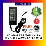 {Quality} Pengecas Avita 19V 3.42A/12V 3A Laptop Charger Notebook Adapter (3.5mm*1.35mm)
