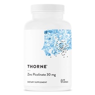 Thorne Zinc Picolinate 30 mg - Well-Absorbed Zinc Supplement for Growth and Immune Function - 180 Ca
