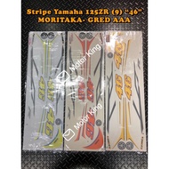Stripe Sticker Cover Set Yamaha 125 125ZR Y125 Y125ZR (9) “46” MORITAKA