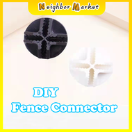 Plastic Connector for DIY Fence Exercise Playpen Cage Wire Mesh Grid Pet Dog Cat Rabbit Guinea