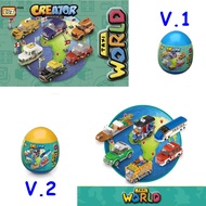 LOZ MINI BLOCK CREATOR บริคหรรษาเที่ยวทั่วโลก TAXI WORLD V.1 &amp; V.2 มีให้เลือก 2 ชุด ไข่สุ่มชุดละ 6 ใบ