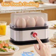KAREN Eggs Boiler, 200W Power Space Saving Smart Egg Cooker,  6 Eggs Capacity Multi Functional Stain