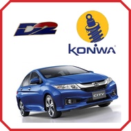 SPORT SPRING FOR HONDA CITY TMO, T9A, JAZZ TFO, T5A('08-'19)BRAND D2 KONIWA