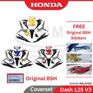 HONDA Dash125Fi V3 Body Cover Set Coverset Color Part 100% Original BSH Free Sticker Stripe Dash 125 FI Fuel Injection