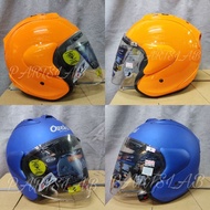 💥STOCK CLEARANCE💥OZEKI RAM4 HELMET OPEN FACE MATT BLUE / ORANGE