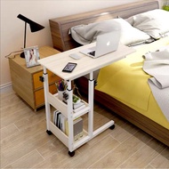 Portable Sofa Side Table / Bedside Table with Wheels