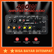 Amplifier Board Audio Bluetooth USB FM Subwoofer DIY 400W / Audio Kit Ampli Amplifier Sound System Salon Board Speaker Player Blutut Bluetooth Power Super Full Mega Bass Akif Mobil Stereo Home Theater Subwoofer Rakitan Class D Rumahan Karaoke Musik Mini