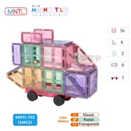 MNTL 29PC Pastel Magnetic Tiles TOY birthday gift STEM 29磁力片组合 儿童早教系玩具生日礼物 mainan kreatif