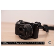 二手） Sony/索尼 NEX6 連 16-50mm 無反相機 家用 旅遊 90%NEW