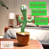 24 hours to deliver goodsTiktok Hot Electric Toy Funny Dancing Singing and Talking Cactus