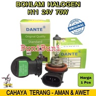 BOHLAM H11 24V 70W - Bohlam Halogen Untuk Lampu Kabut Foglamp Mobil Truk Tipe H11 24V 70W