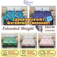 Cadar Kalis Air Waterproof Premium Fitted Bedsheet Single / Queen / King Mattress Protector