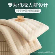 Soy Pillow Pillow Core Ultra-Low Pillow Cervical Protection Sleep Aid Household Low Pillow Student C