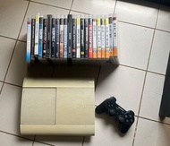 PS3 Super Slim White + 22 Games 可散買