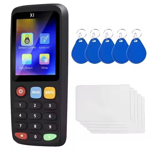 [NEW A09R!】 X7 RFID Smart Chip Duplicator Reader Writer+5XCUID Keychain+5XUID Card 125Khz 13.56Mhz B