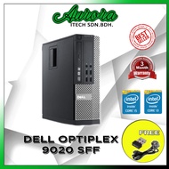 (OFFER INTEL I3/I5 4TH GEN) PC DELL OPTIPLEX 9020 SFF, INTEL CORE I3/I5 4GEN, 4GB RAM, 500GB HDD/120