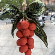 Soap Whole String Hand Washing Hand Soap Simulation Hand Woven Cold Process Soap Souvenir Lychee Fla