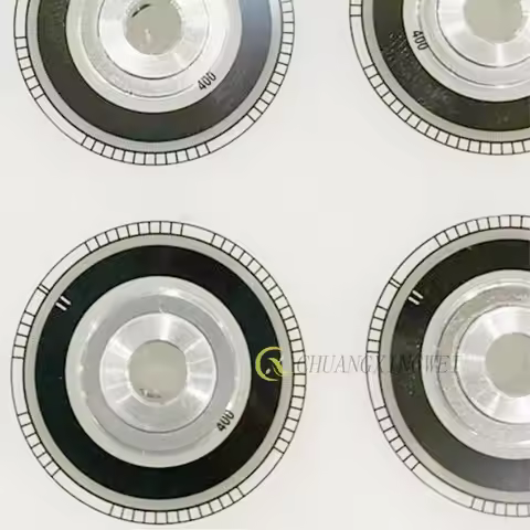 2PCS Encoder code wheel disK for HEDS-9140#H00 ABZ 3CH 400cpr Grating counting disc outside diameter