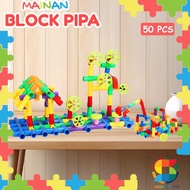 CONTENTS 5 PCS Children's Educational Toys Pipe Building Blocks Children's Educational Toys Pipe Blo