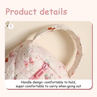 Cartoon Floral Print Long Storage Bag Travel Hair Dryer And Cute Storage Storage O2e8