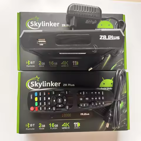 Skylinker Z8 Plus Hybrid HD 4K TV Box Android OTT+H265 DVB-S2+H265 DVB-T2 hot in Spain France Poland
