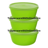 Tupperware 1.5L Fix N Mix Round Modular Container Bowl Set of 3