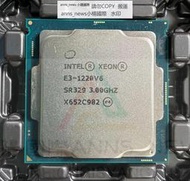 ??現貨??現貨intel e3-1220v6 臺式機第六代cpu1151針