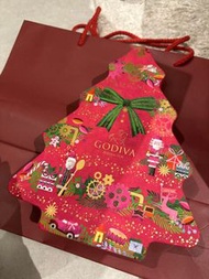 55% off *Godiva Christmas Holiday Tree Box Chocolate 朱古力 10pcs
