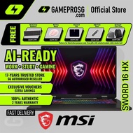 MSI Sword 16 HX Gaming Laptop — Gamer Essential — RTX 4060 - 16" FHD+ 144Hz - i7-14650HX - 16GB - 1T