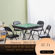 Good productHousehold Mahjong Table Foldable Simple Chess and Card Table Dormitory Dining Table Hand Rub Portable Dual-U