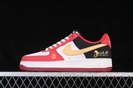 Nike Air Force 1'07 Low 馬年限定 紅黑金撞色 空軍一號低幫休閑板鞋 JP2026-139