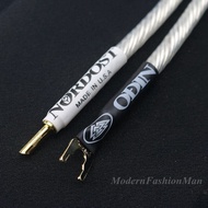 Uenjoyment 4pcs Hi-End Hifi Nordost ODIN sterling silver jumper audio cable over machine line fever 