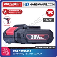 WORCRAFT CD20313019P BATTERY PACK 20V  X 1.5AH FOR CD20LIP [ 1PC ]