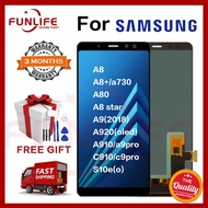 For Samsung A8/A8+/a730/A80/A8 star/A9(2018)/A920/A910/a9pro/C910/c9pro/S10e  Lcd Touch Screen Digit