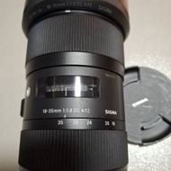 Sigma 18-35mm f1.8 sa-mount sa mount ...